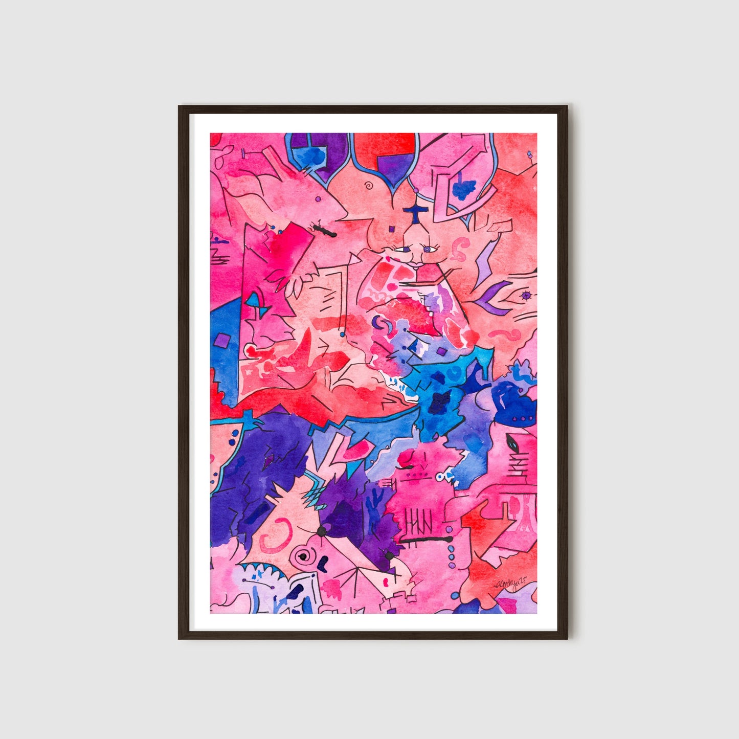 Jung at Heart Intuitive Jungian Watercolor Print