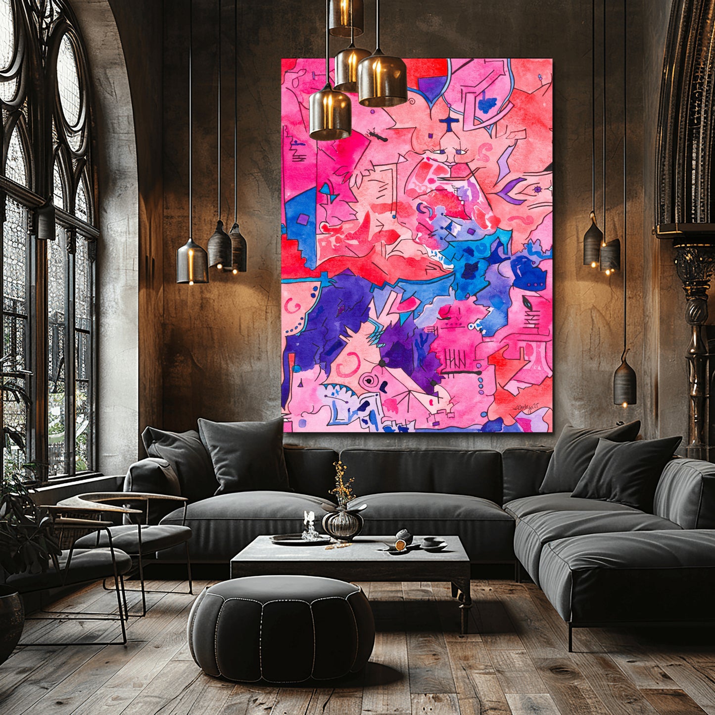 Jung at Heart Intuitive Jungian Watercolor Print