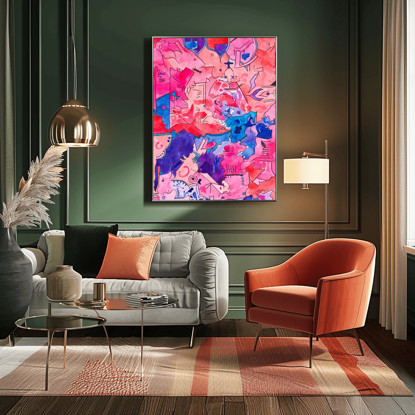 Jung at Heart Intuitive Jungian Watercolor Print