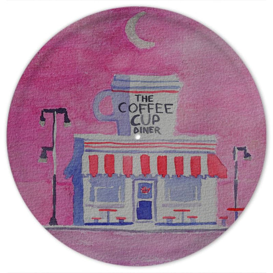 Mamie's Coffee Cup Diner Cake Stand Pink Pensacola Series